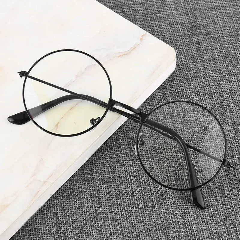 2024 NewRetro Round Frame Anti-blue Radiation Glasses Ultralight Men Women Blue Light Blocking Glasses Eyewear Computer Goggles