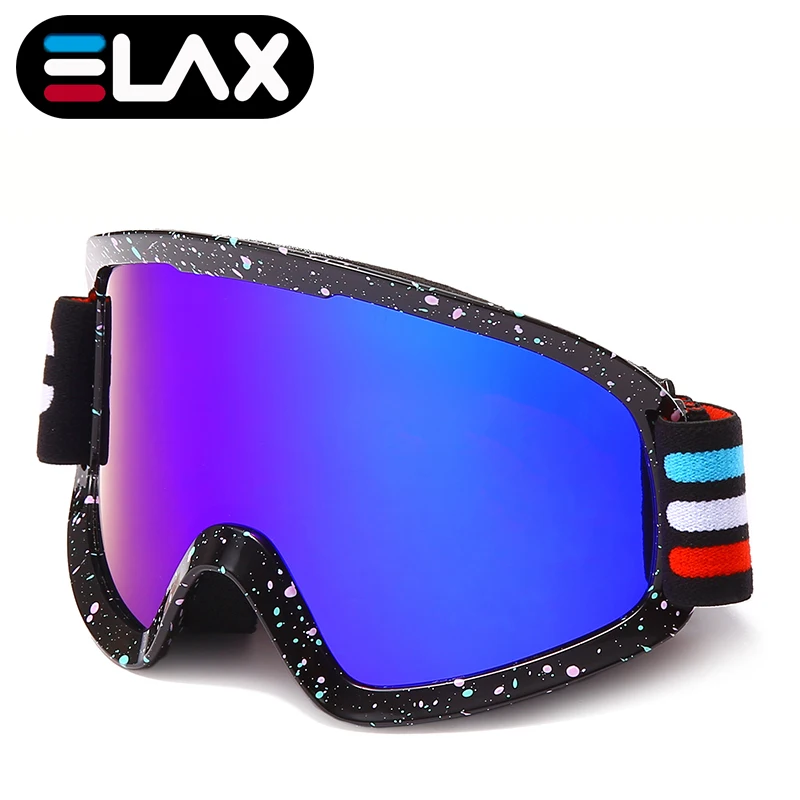 ELAX BRAND NEW Double Layers Anti-Fog Ski Goggles Snowmobile Eyewear Outdoor Sport Snow Snowboard Glasses