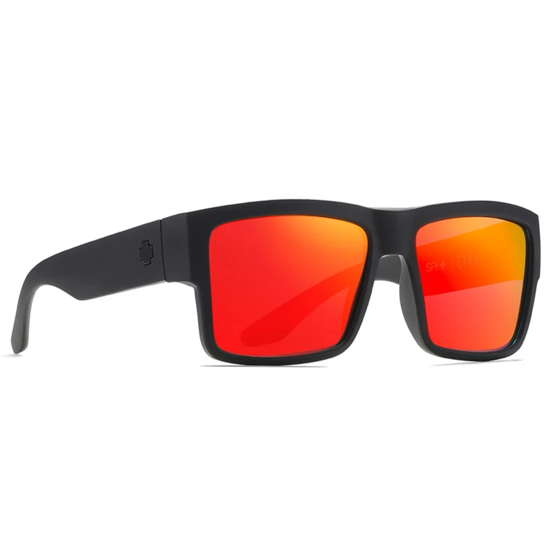 High Quatily HD Polarized Sunglasses For Men Sports Eyewear Square Sun Glasses Women UV400 Oversized Goggles Mirror Black Shades