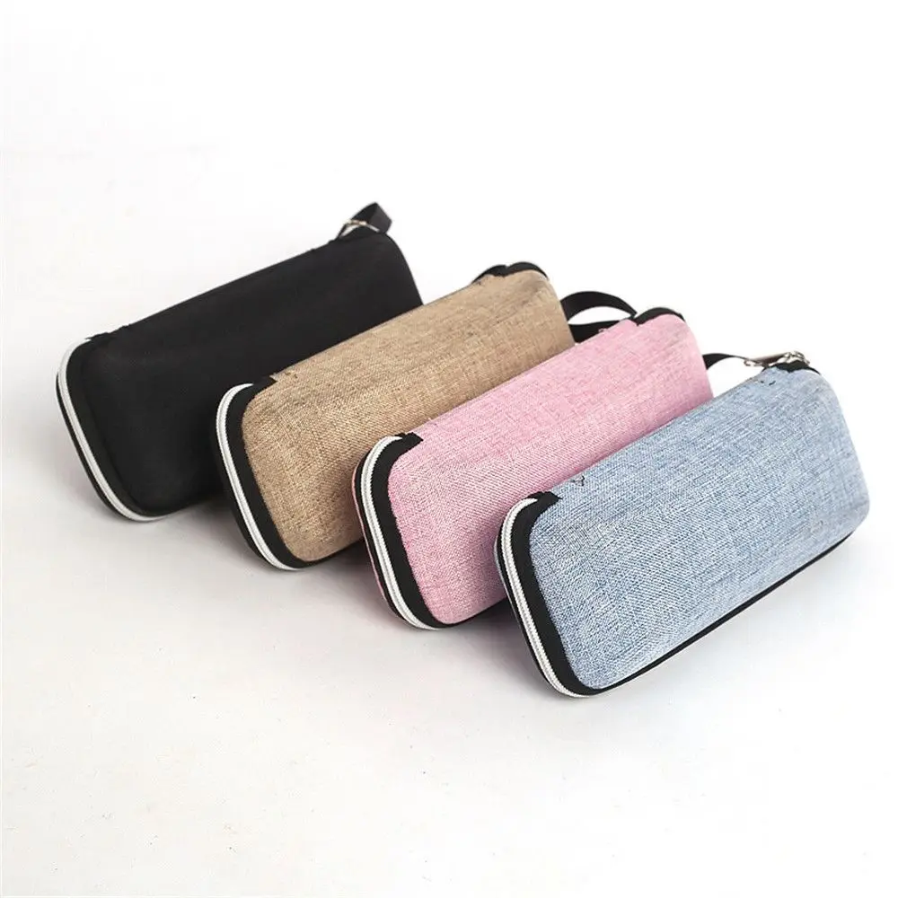 Portable EVA Glasses Protective Box Sunglasses Box Glasses Pattern Eyewear Box Zipper Closure Simple Style Box