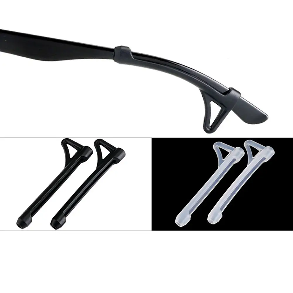 Silicone Fixed Accessories Legs Sleeve Anti-Lost Holder Anti-slip Cover Sunglasses Ear Hook Glasses Cover