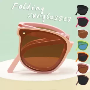 2023 New Kids Sunglasses Children Polarized Retro Sun Glasses Boys Girls Silicone Safety Glasses Uv400 Baby Eyewear