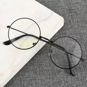 2024 NewRetro Round Frame Anti-blue Radiation Glasses Ultralight Men Women Blue Light Blocking Glasses Eyewear Computer Goggles
