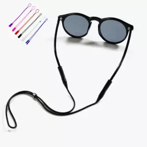 3Pcs Adjustable Elastic Silicone Eyeglasses Straps Sunglasses Chain Sports Anti-Slip String Glasses Ropes Band Cord Holder Lace