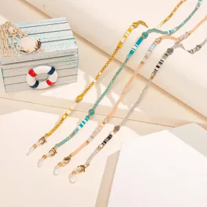 Fashion Beaded Masks Anti-drop Chain Crystal Hanging Chain Neck Strap Anti-lost Hanging Necklace Glasses Chain Eyeglass Lanyard