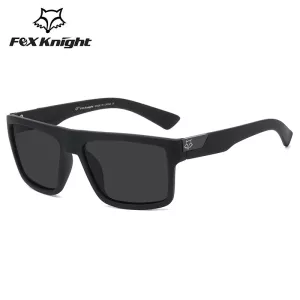 Fox knight new Outdoor sports square sunglasses women men 2022 high quality aesthetic cycling glasses retro mirror shades uv400