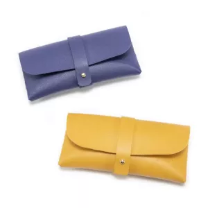 New Soft Pu Leather Glasses Bag Fashion Glasses Protective Case Women Men Portable Sunglasses Boxes Eyewear Accessories