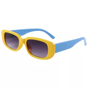Rectangular Candy-colored Cat-eye Sunglasses Fashion Everything With Small Frame Punk Children's Glasses