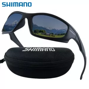 Shimano 2023 Polarized Sunglasses Driving Shades Male Sun Glasses Camping Hiking Fishing Classic Sun Glasses UV400 Eyewear