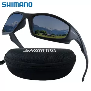 Shimano 2023 Polarized Sunglasses Driving Shades Male Sun Glasses Camping Hiking Fishing Classic Sun Glasses UV400 Eyewear