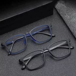 Ultra-Light Pure Titanium Blue Light Blocking Reading Glasses Women Men gafas de lectura hombre Hyperopia Business Eyeglasses