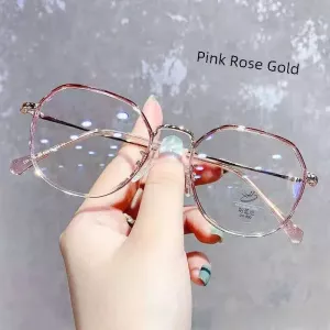 Ultra-light Reading Glasses Women Fashionable Anti-blue Light High Definition Oval Frame Elderly Green Tea Color
